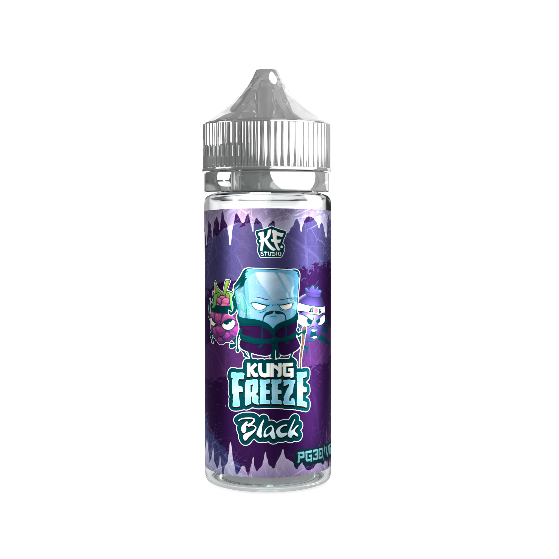 BLACK E-liquide 100ML - KUNG FREEZE