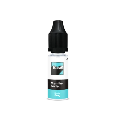 e-liquide_nicotiné_gamme_basik_MENTHE_FORTE_bouteille_10ML_03MG_