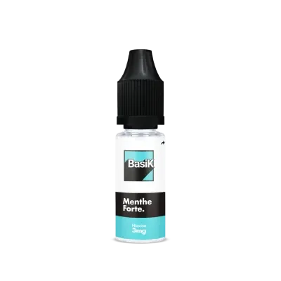 e-liquide_nicotiné_gamme_basik_MENTHE_FORTE_bouteille_10ML_03MG_