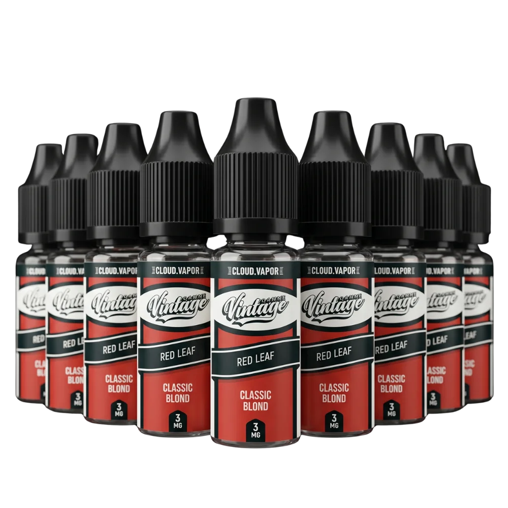 E-liquide PACK 10 FIOLES RED LEAF 10 mL - Vintage
