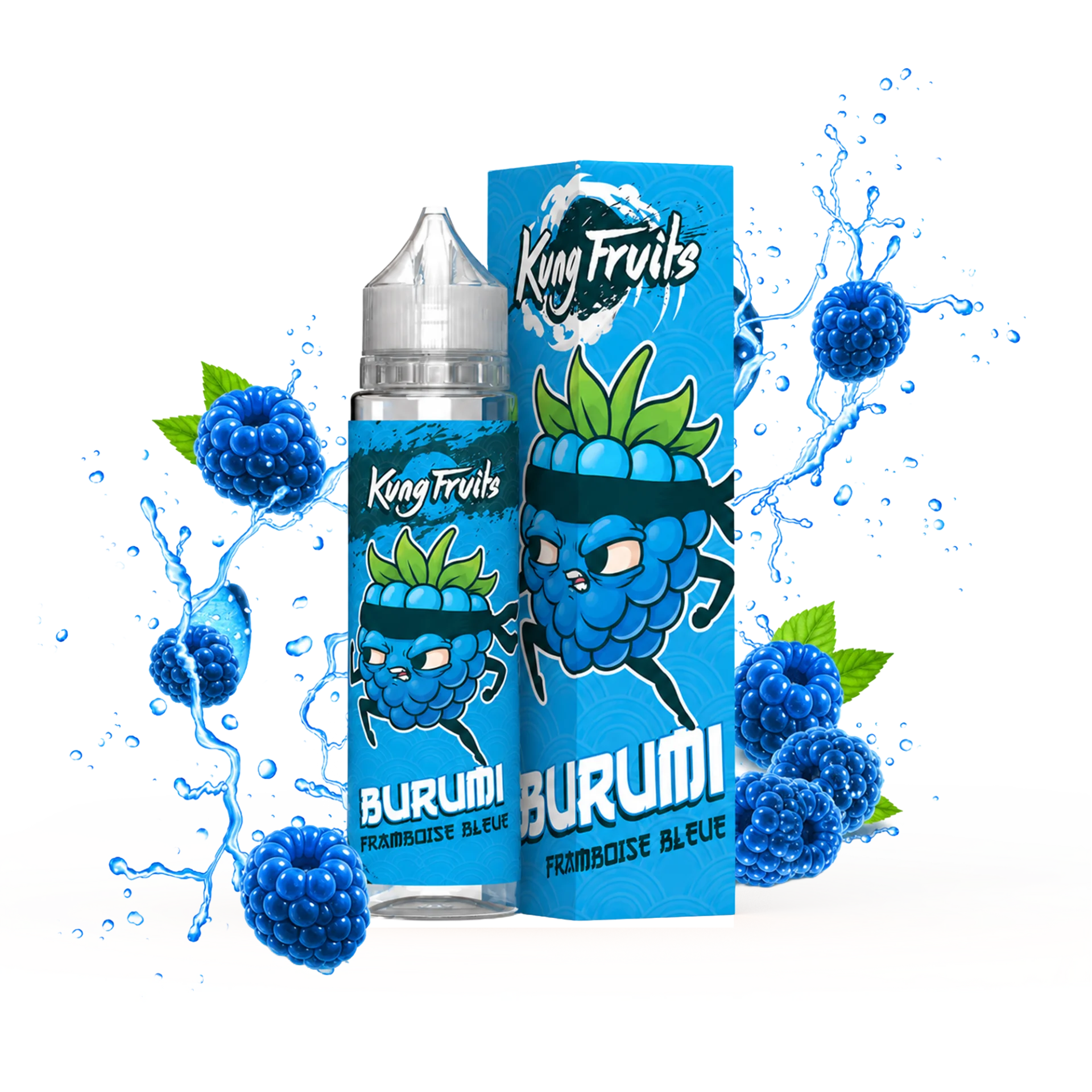 BURUMI : le nouvel e-liquide framboise bleue 50 ml de Cloud Vapor