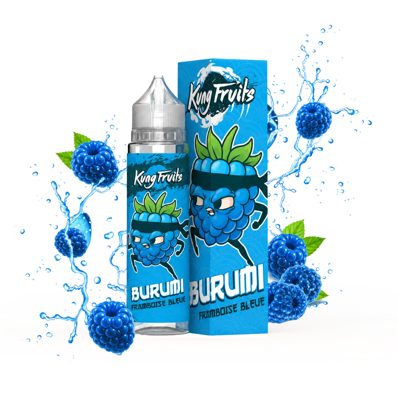 BURUMI : le nouvel e-liquide framboise bleue 50 ml de Cloud Vapor
