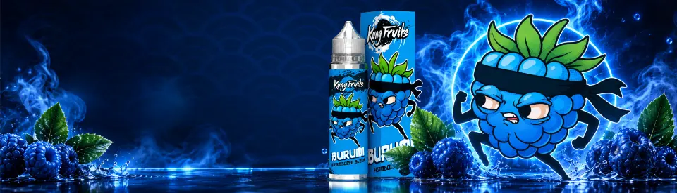 BURUMI : le nouvel e-liquide framboise bleue 50 ml de Cloud Vapor