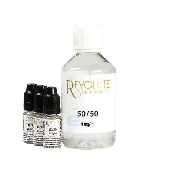 Pack DIY 50/50 200 mL - Revolute Nicotine : 3 mg