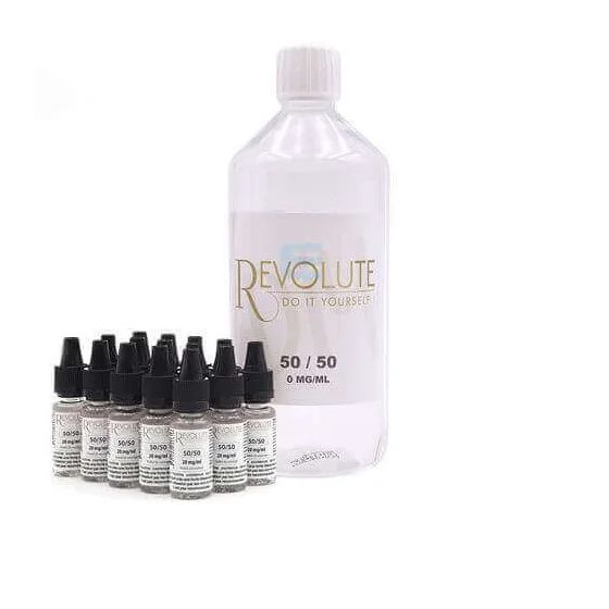 Pack DIY 50/50 1 L - Revolute Nicotine : 3 mg