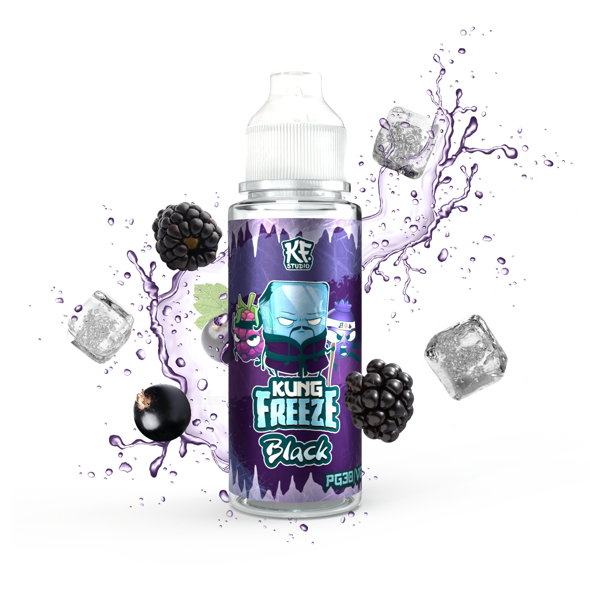 E-liquide Black 100ml - Kung Freeze