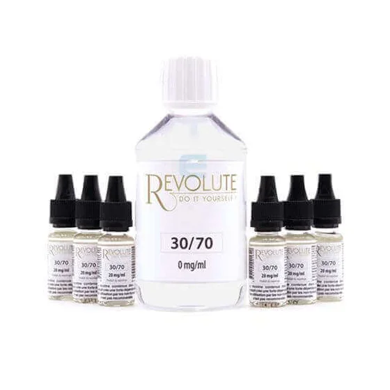 Pack DIY 30/70 200 mL - Revolute Nicotine : 6 mg