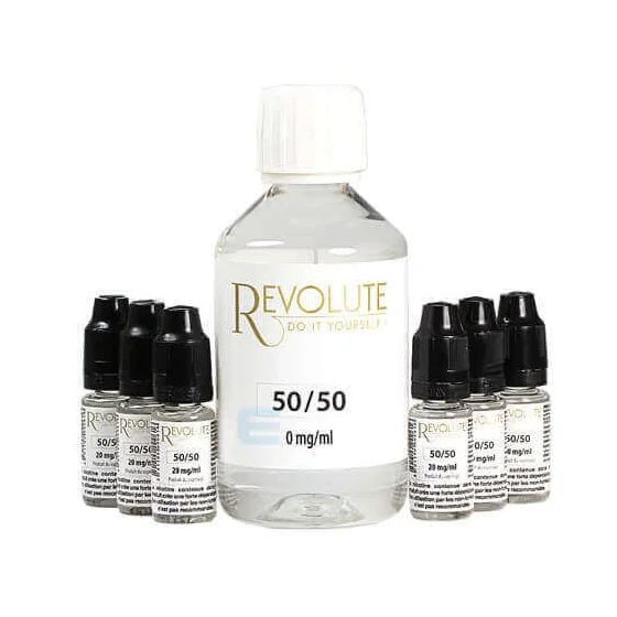 Pack DIY 50/50 200 mL - Revolute Nicotine : 6 mg