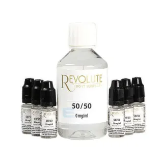 Pack DIY 50/50 200 mL - Revolute Nicotine : 6 mg