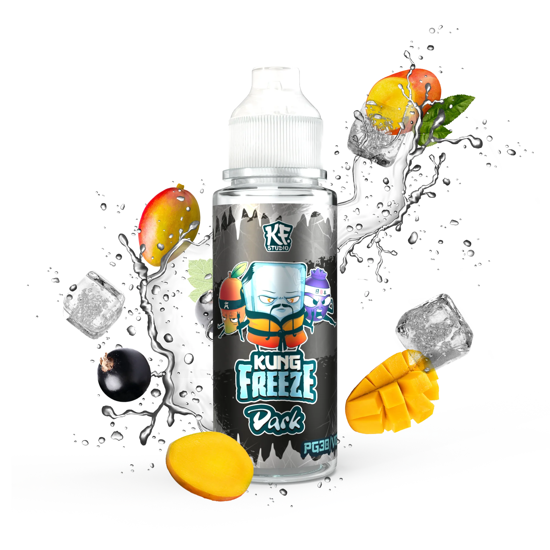 E-liquide Dark 100ml - Kung Freeze