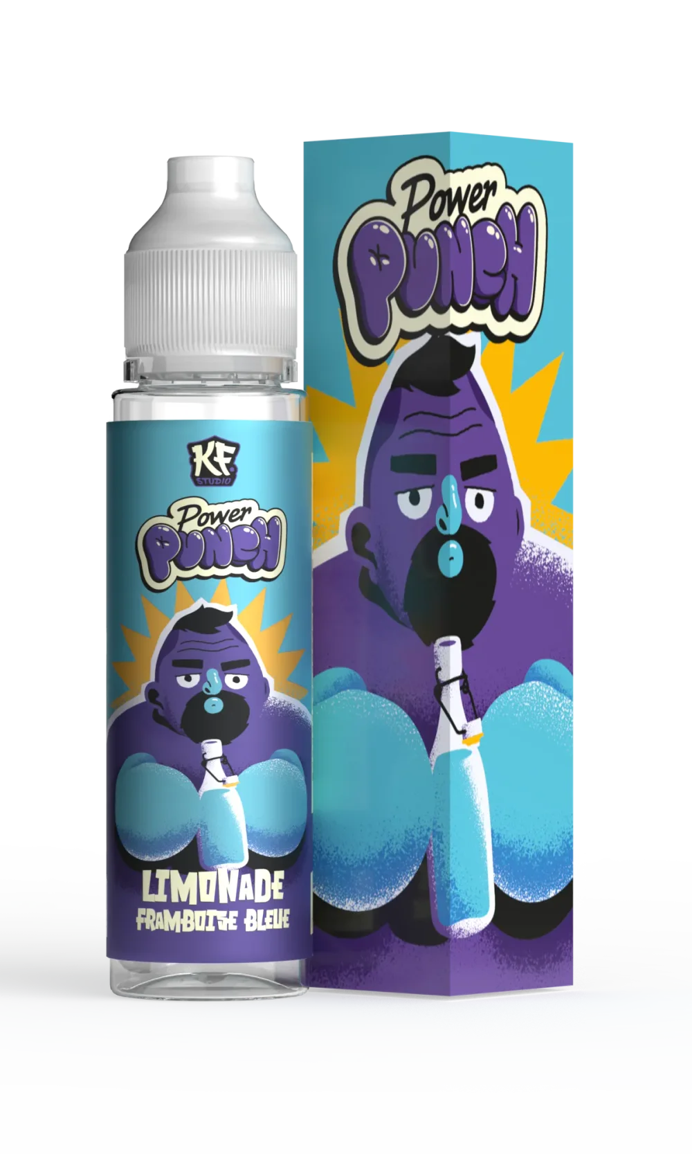E-liquide Limonade Framboise Bleue 50 mL - Power Punch