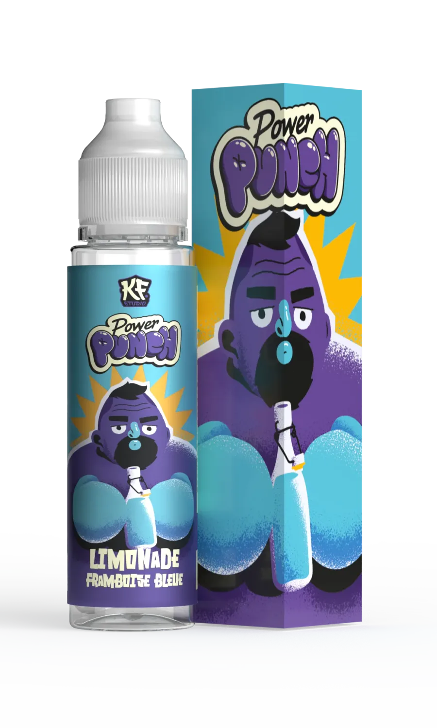 E-liquide Limonade Framboise Bleue 50 mL - Power Punch