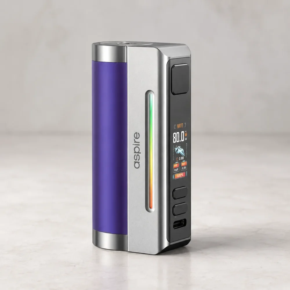 Box Zelos M80 - Aspire Purple & Silver